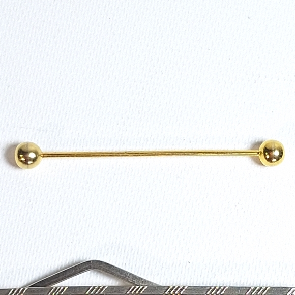 Vintage Lot 5 Assorted Tie Clips Pins - Picture 5 of 9